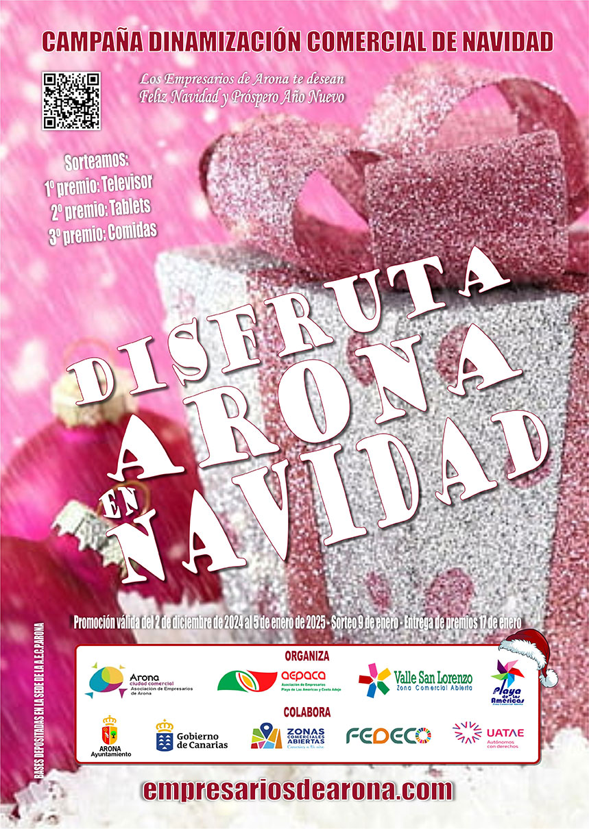 “Disfruta Arona en Navidad” en los comercios del municipio